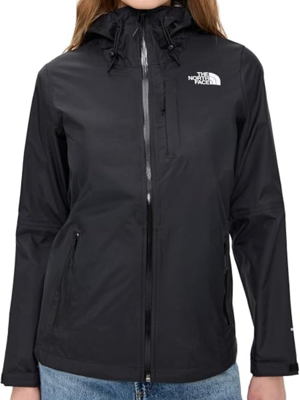 The North Face Women's Black Dry Vent Long Sleeve Alta Vista Rain Jacket Size XS